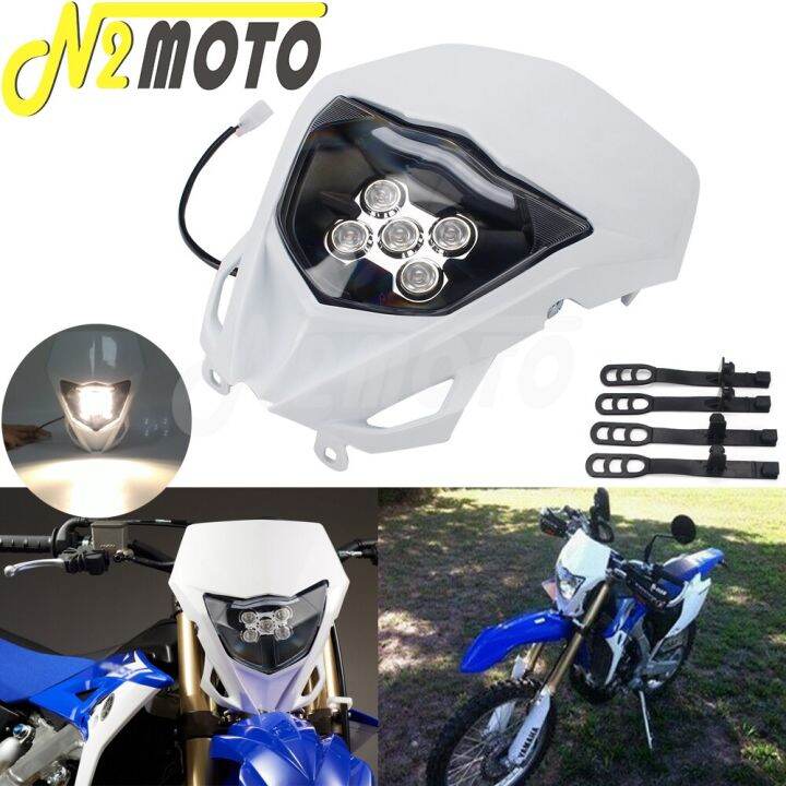 Universal Enduro Headlight For Yamaha Wr 250 450 F Wr250f Led Dual