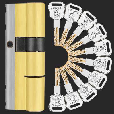 【YF】 8 keys lock replacement C Grade Security entrance door cylinder  knob defiant double