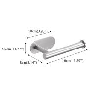ที่ยึดกระดาษสายน้ำฉีดโลหะสแตนเลส NIC ที่ยึดม้วนกระดาษชำระกระดาษกั้นห้องน้ำติดผนังมีกาวในตัว