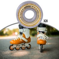 20pcs 608zz Ball Bearings ABEC-11 Metal Skateboard Bearings 8x22x7mm Small Bearing Parts For Longboard Roller Skates Hotselling