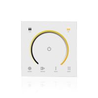 ▬☁✔ 86 Sty Touch Panel Switch DC12V 24V Controller Light Dimmer Single Color/CT/RGB/RGBW LED Strip Wall Switch(MB06)