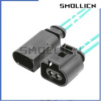 1 Set 2 Pin 1.5 Car Waterproof Wiring Harness Connector Electrical Horn Plug 1J0973802 1J0973702 8D0973822 For VW Audi With Wire