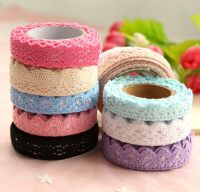 2Yards/pc Lace Tapes Adhesive Fabric Cotton Gorgeous Exquisite for DIY Decoration Stationery Gifts (ss-1810) Pendants