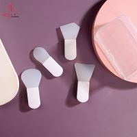 ◕ Silica gel mask brush the new mini short shank mud membrane daub makeup brush facial beauty tool cross-border wholesale