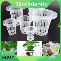 B5ev40er4ly Shop 10Pcs Plant Grow Net Nursery Pots Hydroponic Colonization Mesh Cup Plant Soilless Greenhouse Plastic Basket Holder