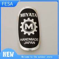 FESA Miyata ป้ายติดรถจักรยานทำจากอะลูมินัมอัลลอยป้ายอุปกรณ์รถจักรยาน BMX พับได้สติกเกอร์จักรยาน