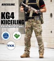 【YF】 KIICEILING KG4 Camouflage Pants Men Uniform Repellent Ripstop Trousers Knee