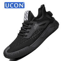 UCON ใหม่ฤดูใบไม้ผลิและฤดูร้อนรองเท้ากีฬาลายตาข่ายสวมใส่สบายสำหรับผู้ชาย,รองเท้ากีฬาน้ำหนักเบาระบายอากาศได้ดีรองเท้าผู้ชายกลางแจ้งเข้ากับทุกชุดได้39-44