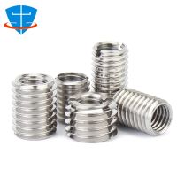 M2.5 M3 M4 M5 M6 M8 M10 M12 304 Stainless Steel Inside Outside Thread Adapter Screw Sheath Thread Insert Sleeve Conversion Nuts Fasteners