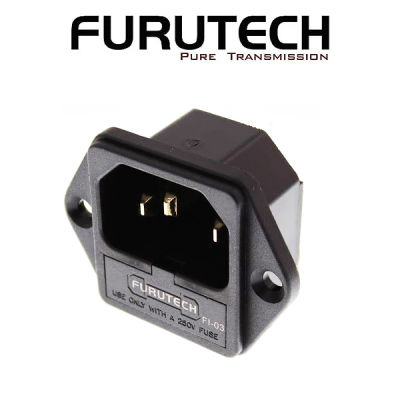 FURUTECH FI-03 (R) IEC INLET Rhodium-Plated ของแท้จากตัวแทน ราคาถูก ร้าน All Cable