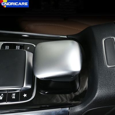 npuh Car Center Console Armrest Head Cover Trim Decoration For Mercedes Benz B Class W247 GLB X247 GLA 2020-2021 Interior Accessories