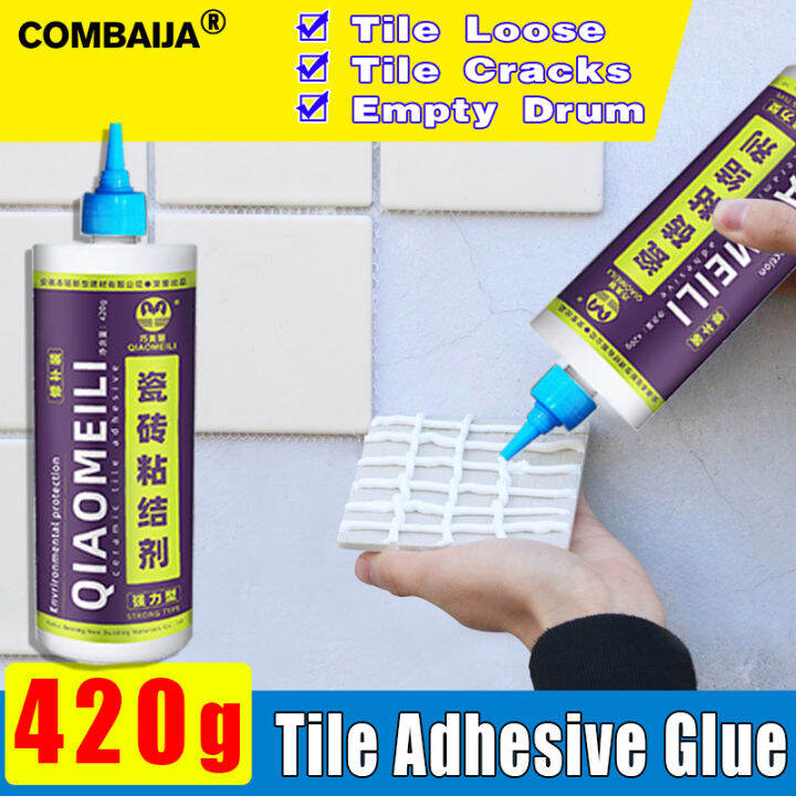 🔥Never Fall Off🔥 Floor Tile Adhesive Repair Glue Super Glue Silicone sealant 420g For loose
