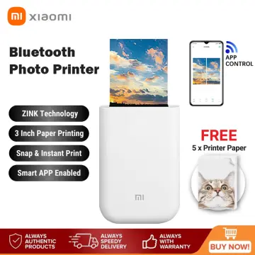Original Xiaomi Photo Printer Portable Pocket Printers 300dpi Mini  Bluetooth DIY