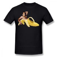 Mlg T Shirt Nicolas Cage In A Banana Original Yellow T-Shirt Short Sleeve Summer Tee Shirt Fun Graphic 100 Cotton Mens Tshirt