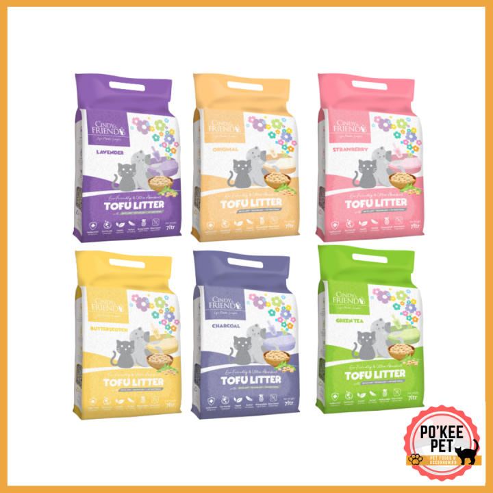 Cindy & Friends Tofu Litter 7L Cat Litter Lazada