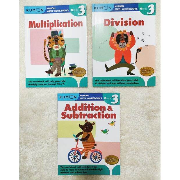 23 books in a set** Kumon Math Workbook sets*** Grade 1, Grade 2
