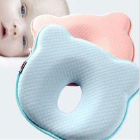 ZZOOI Baby Pillow Memory Foam Newborn Baby Breathable Shaping Pillows Baby Sleep Positioning Pad Anti Roll Toddler Pillow