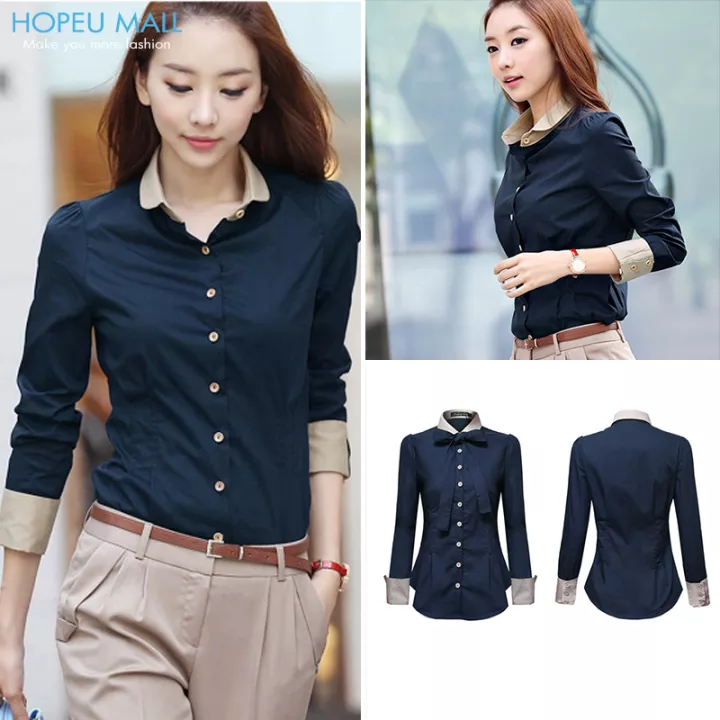 smart casual shirts for ladies