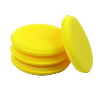 12PCS Car Foam Sponge Wax Applicator Round Car Polishing and Waxing Sponge Car Detailing Cleaning Tools