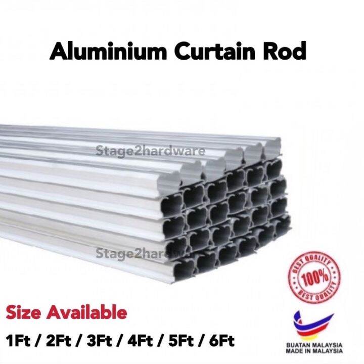 Aluminium Single Besi Langsir Rod / Curtain Rail / Tingkap Besi