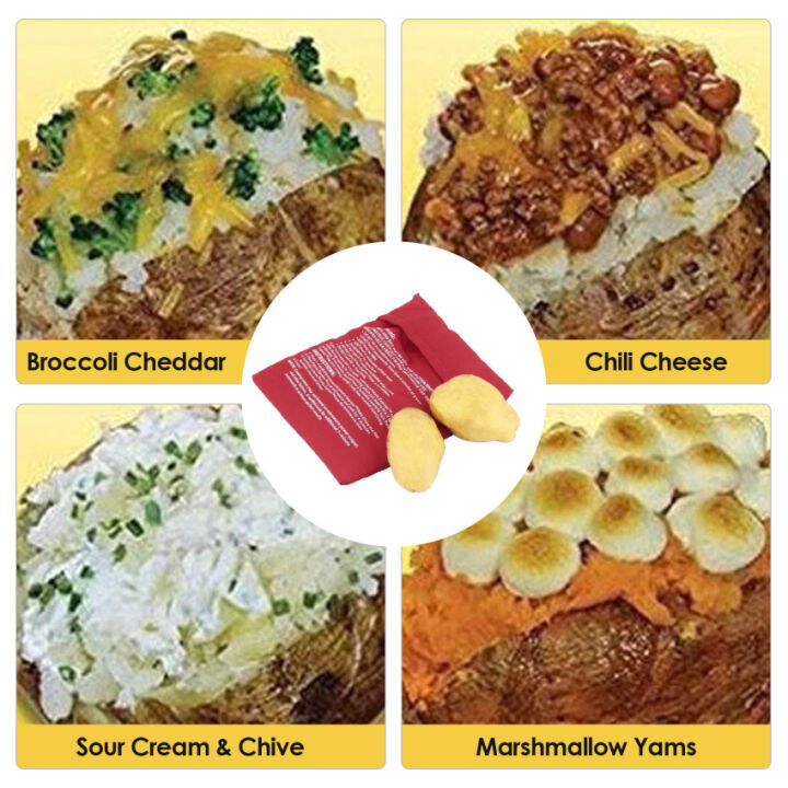 Microwave Potato Bag Reusable Microwave Cooker Bag Baked Potato Pouch