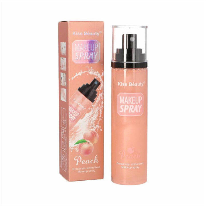 Kiss Beauty Makeup spray 110ml pink peach dream star shine fixed make ...