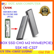 SSD Box chuyển M.2 NVMe SSD PCIe sang ổ cứng di động - SSK HE
