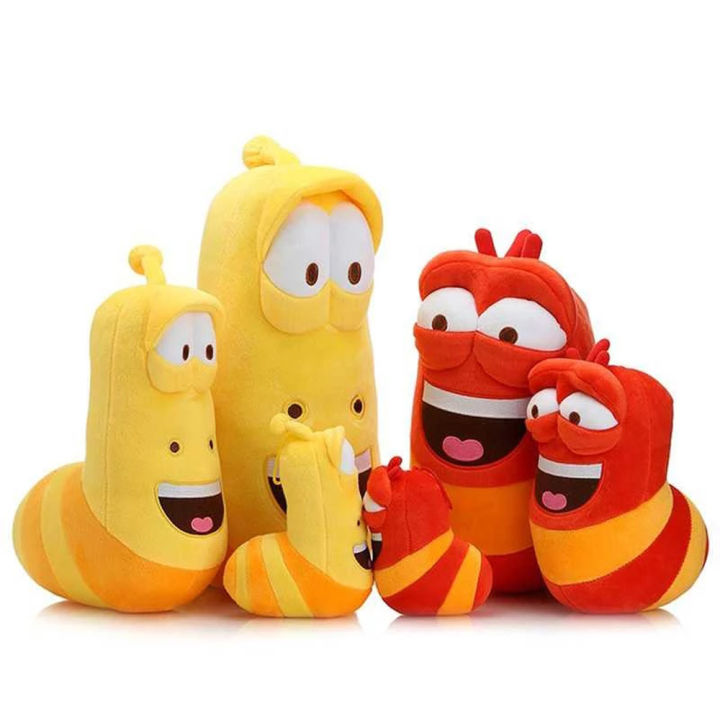 xuechuangying-cute-funny-girls-children-birthday-cartoon-gift-larva-plush-toys-stuffed-doll-insect-slug-worm