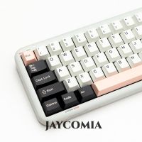 GMK Olivia Keycap PBT ลูกเชอร์รี่ยิงคู่สีดำสีขาว173คีย์/ชุดสวิตช์ MX เกมคีย์บอร์ดเชิงกลอลิซ