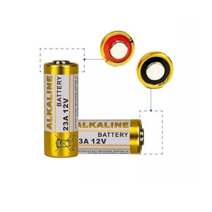 Baterai Alkaline 23A 12V Batu Battery Mini A23 Untuk Bell Remote Mobil ...