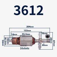 ชิ้นส่วนกระดองเครื่องแกะสลักสำหรับ Makita 3612เครื่องแกะสลักเครื่องเครื่องคอสเตเตอร์อาร์มเทอร์โรเตอร์อะไหล่สว่านและอุปกรณ์เสริม