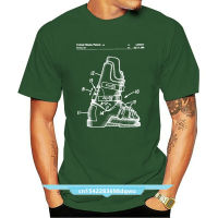 Ski Boot Patent T-Shirt Ski Boot Blueprint Patent Print T-Shirt Skiing Shirt Snow Ski Winter Sports Shirt Skier Gifts p268