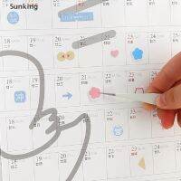 [Sunking] สติ๊กเกอร์ติดผนังลายจุดปฏิทิน 2022 ปี