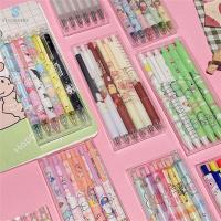 STATIONERY โรงเรียน อุปกรณ์การเขียน Kawaii นักเรียน ปากกาเขียน ปากกาเจล ปากกากด ปากกาลงนาม ปากกาเจลกด