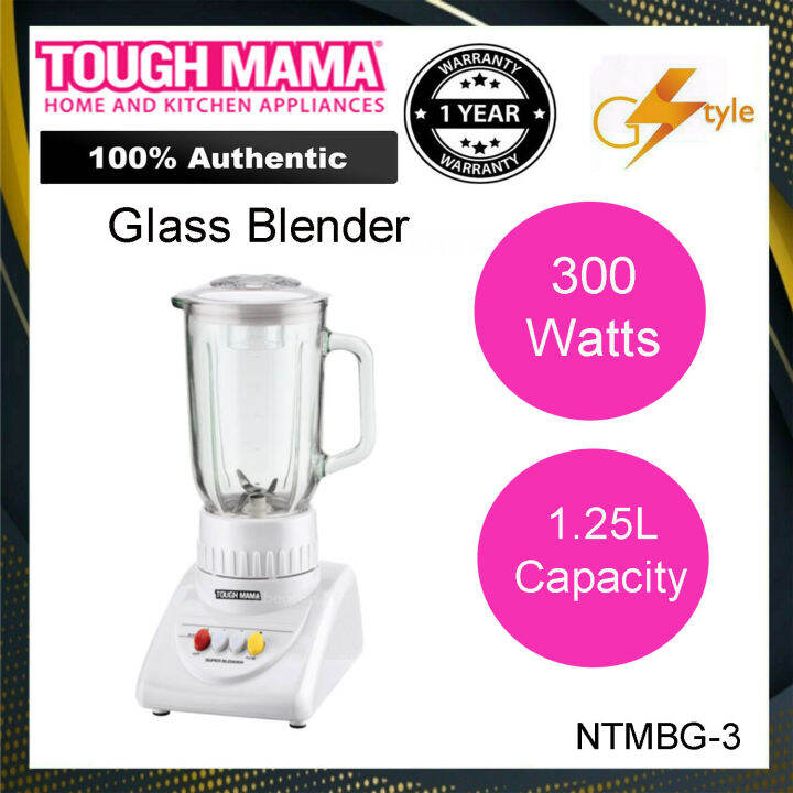 Tough Mama NTMBG3 Glass Blender 1.25L Lazada PH
