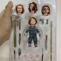 NECA รูป Good Guys Ultimate Chucky ตุ๊กตาเด็กเล่น PVC Action Figure ของเล่น Joint Movable ตุ๊กตาชั้นวางหนังสือเครื่องประดับ Gift