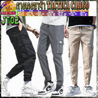 กางเกงJOGGER  tactica Cargo PANTS กางเกงคาร์โก้ขาจั้มยืดหญิง-ชาย กางเกงยุทธวิธีJT01-2 กางเกงสไตล์เกาหลีหลายกระเป๋าเดินป่าแนวผจญภัยเนื้อผ้ายืดหยุ่น