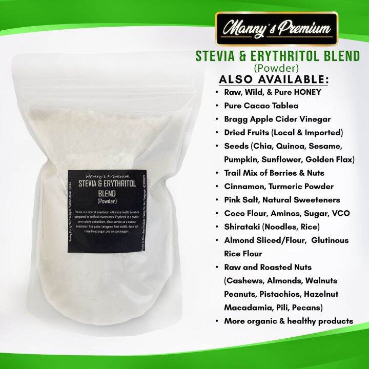 Stevia Erythritol Blend (Powder) Lazada PH