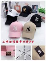 NEW HATS หมวกแฟชั่น AD NK FASION หมวกผ้าฝ้าย สีทึบหมวกเบสบอลหมวกกลางแจ้ง หมวกบังแดด