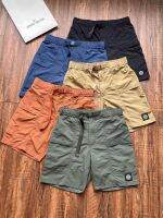 Stone Island High Quality t shirts hoodies shorts 22 summer metallic nylon shorts side pockets compass logo functional utility belt quick dry shorts