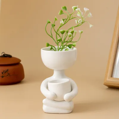 Unique Vase Ornaments Decorative Vase For Home Vase Ornaments Modern Minimalist Vase Beanie Mini Vase