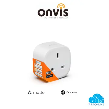 Onvis Smart Plug, Matter Over Thread, Compatible with Apple Home, Alexa & Google Home, More responsive, App and Voice Control, Schedule and Timer