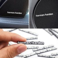 [Hot K] 4/8Pcs Harman/Kardon เครื่องเสียงรถยนต์อลูมิเนียมสติกเกอร์สำหรับ BMW 520D F10 G30 LCI E60 E61 E39 F11 G31 F07 5GT I3 I4 M5 Z4 E89 E85 G29