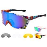 [LWF HOT]﹊► Polarized Mountain Bike Cycling Glasses Outdoor Sports Bicycle Goggles UV400 Men Women Sport Sunglasses with 3 Lenses Option