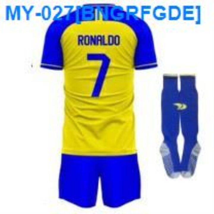 2022-2023 Al-Nassr FC Football Shirt Home KIDS KIT RONALDO 7 Jerseys ...