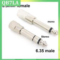 QB7LA Store 1pcs Jack 6.35mm 2/3 Pole mono Stereo Male Plug to 3.5mm Female Jack adapter Socket Audio 6.5 Converter AUX Amplifier Microphone