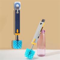 4 in 1  Multipurpose Cleaning Cup Brush แปรงล้างแก้วอเนกประสงค์ อุปกรณ์ทำความสะอาดขวด พับเก็บได้ ปรับสั้นยาวได้ แปรงล้างกระติกน้ำ