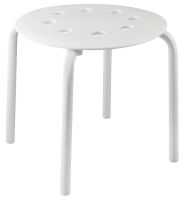MARIUS Stool, white, 35 cm (มาริอุส เก้าอี้สตูล, ขาว, 35 ซม.)