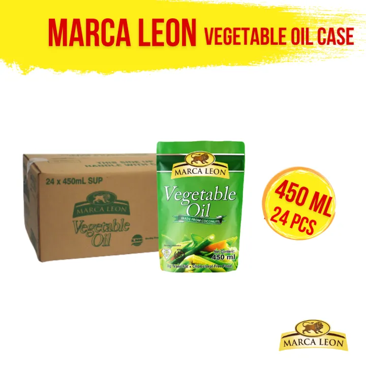 Marca Leon Vegetable Oil 450ml Pouch Case (24 pcs) Lazada PH