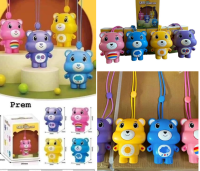 พัดลมแคร์แบร์ห้อยคอ เป่าขึ้นไม่ต้องถือ CAREBEAR FAN MAN-01